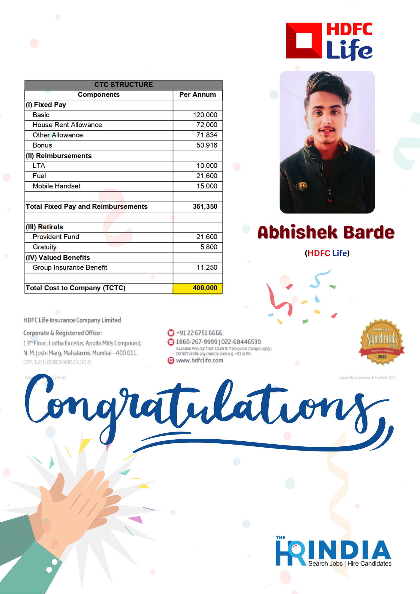 Abhishek Barde  | The HR India